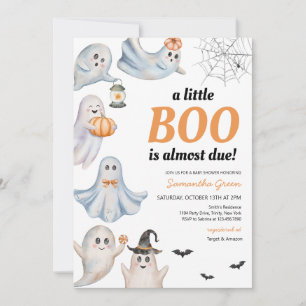 Geschlechtsneutral eine kleine Boo Baby Dusche Einladung