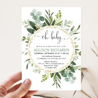 Geschlechtsneutral Eukalyptus grün oh Babydusche