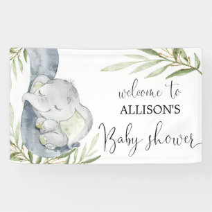 Geschlechtsneutrale Babydusche Banner