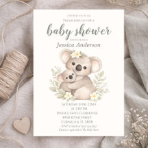 Geschlechtsneutrale Cottagecore-Boho-Koala-Baby-Pa