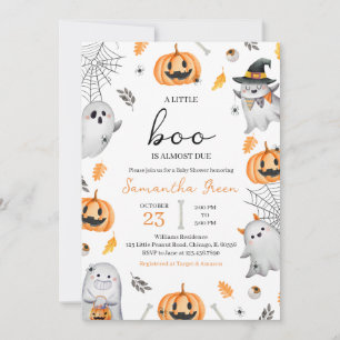 Geschlechtsneutrale Halloween-Baby-Party Einladung