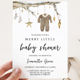 Geschlechtsneutrale kleine Babydusche Einladung