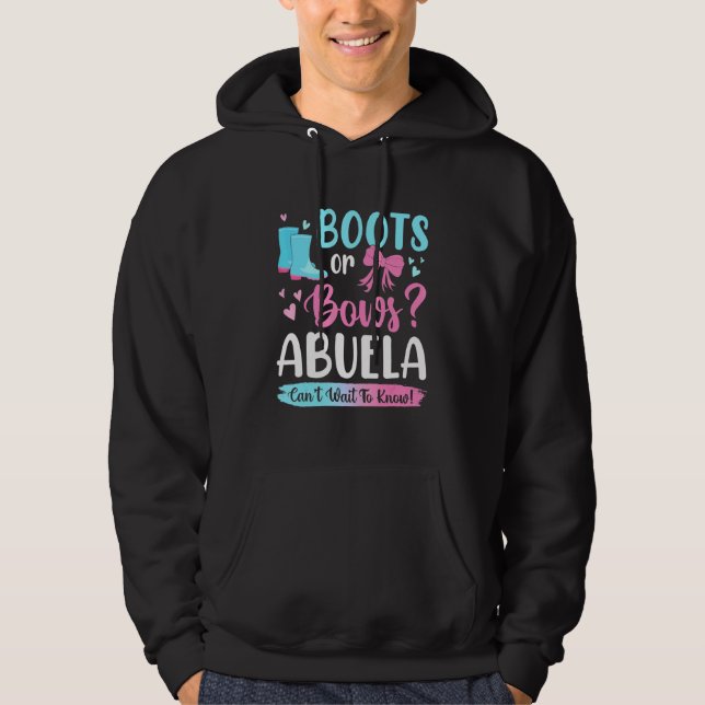 Geschlechtsspezifische Stiefel oder Bogen Abuela M Hoodie (Vorderseite)