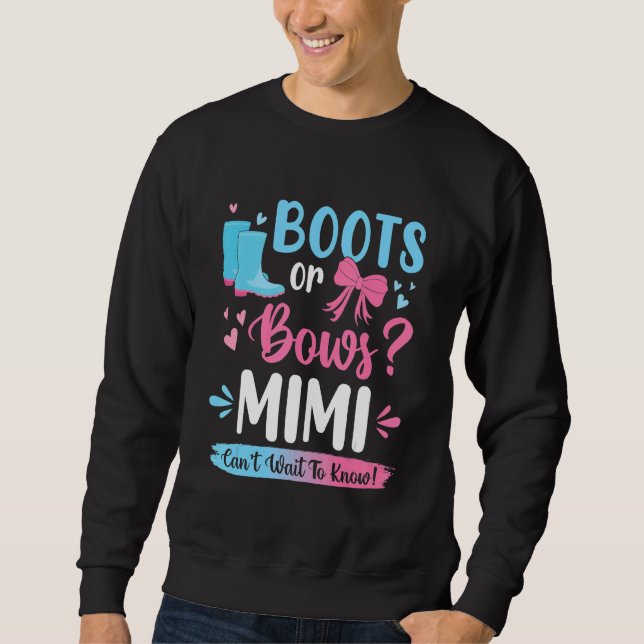 Geschlechtsspezifische Stiefel oder Bogen Mimi Mat Sweatshirt (Vorderseite)