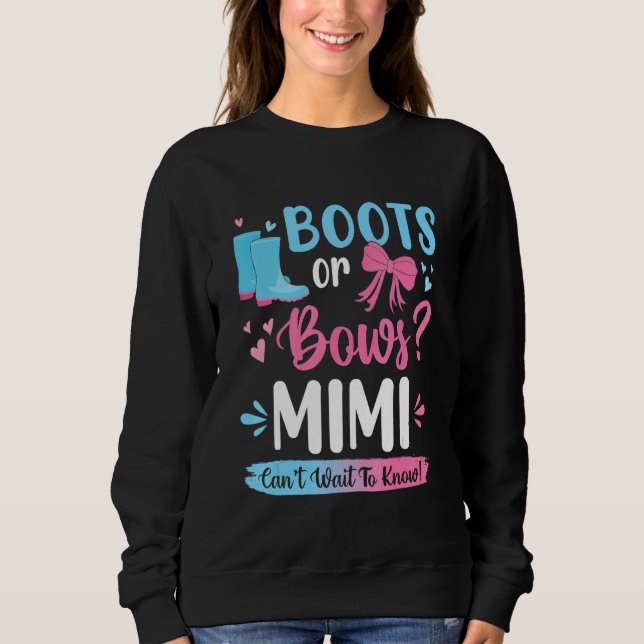 Geschlechtsspezifische Stiefel oder Bogen Mimi Mat Sweatshirt (Vorderseite)