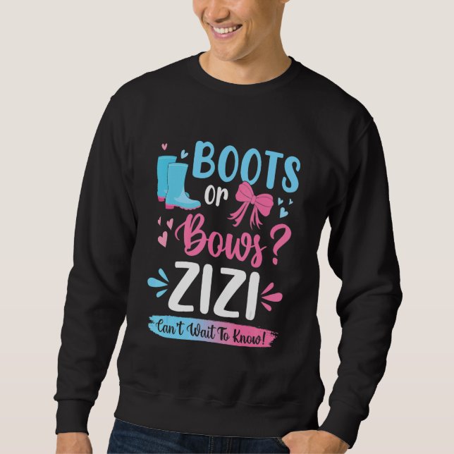 Geschlechtsspezifische Stiefel oder Bogen Zizi Mat Sweatshirt (Vorderseite)