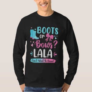 Geschlechtsspezifische Stiefel oder Bows Lala Matc T-Shirt