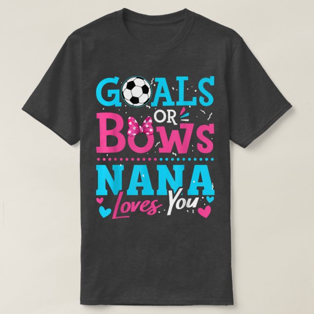 Geschlechtsspezifische Ziele oder Bögen bei einer  T-Shirt (Design vorne)