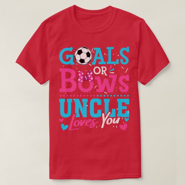 Geschlechtsspezifische Ziele oder Bögen bei Lieben T-Shirt (Design vorne)