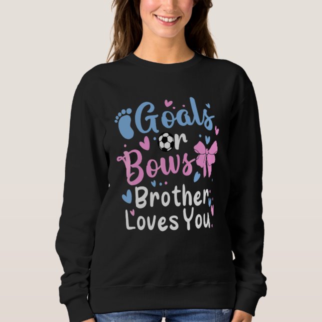 Geschlechtsspezifische Ziele oder Bögen Brüderlich Sweatshirt (Vorderseite)