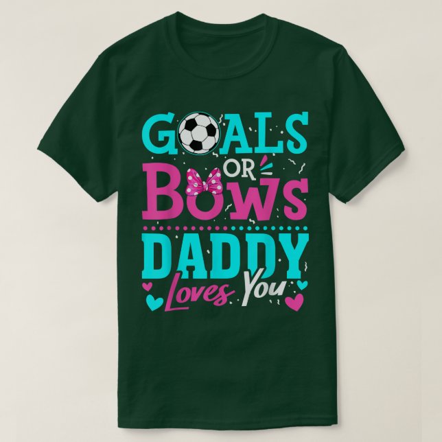 Geschlechtsspezifische Ziele oder Bögen Daddy Lieb T-Shirt (Design vorne)