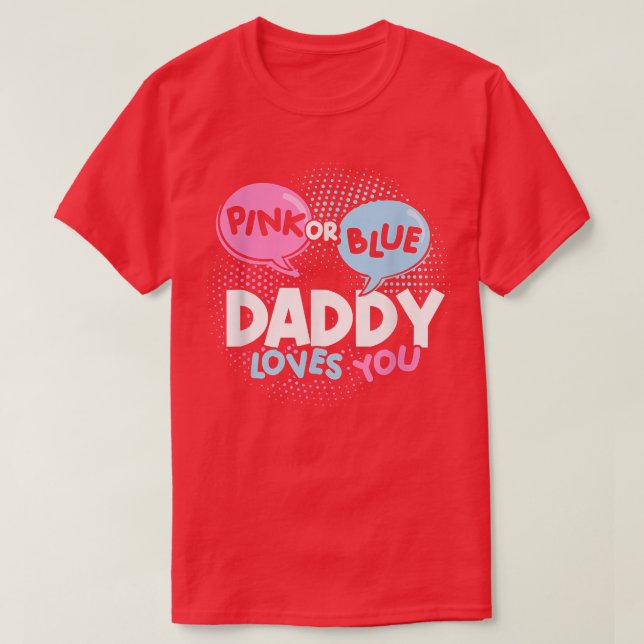 Geschlechtsspezifische Ziele oder Bögen Daddy Lieb T-Shirt (Design vorne)