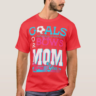 Geschlechtsspezifische Ziele oder Bögen Mama Liebe T-Shirt
