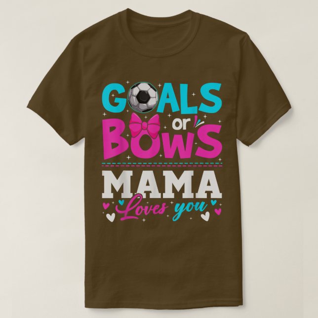 Geschlechtsspezifische Ziele oder Bögen Mama-Liebe T-Shirt (Design vorne)