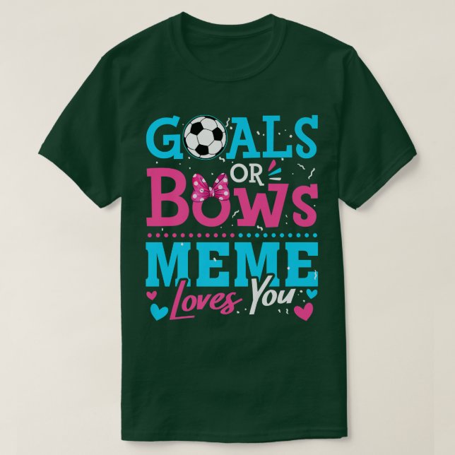 Geschlechtsspezifische Ziele oder Bögen Meme-Liebe T-Shirt (Design vorne)