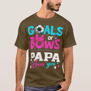 Geschlechtsspezifische Ziele oder Bögen Papa-Liebe T-Shirt