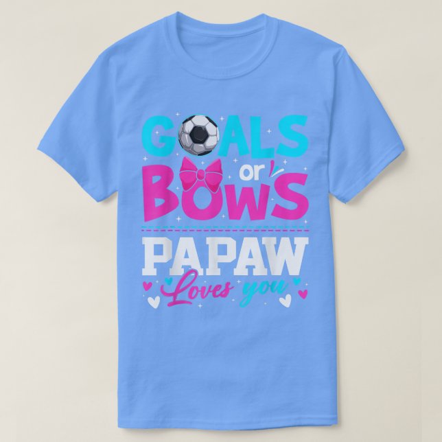 Geschlechtsspezifische Ziele oder Bögen Papaw-Lieb T-Shirt (Design vorne)