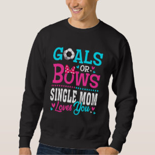 Geschlechtsspezifische Ziele oder Bögen Single Mam Sweatshirt