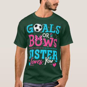 Geschlechtsspezifische Ziele oder Bogen Sister-Lie T-Shirt