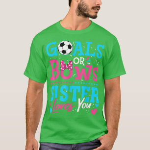 Geschlechtsspezifische Ziele oder Bogen Sister-Lie T-Shirt