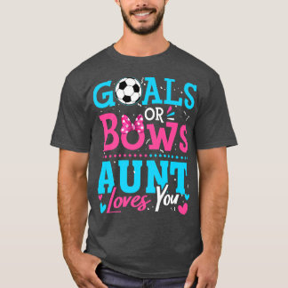 Geschlechtsspezifische Ziele oder Bows Tante Liebe T-Shirt