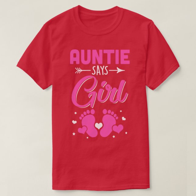 Geschlechtsverkehr für Tantchen sagt Mädchen Match T-Shirt (Design vorne)