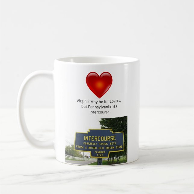 Geschlechtsverkehr/Liebhaber Kaffeetasse (Links)