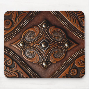 geschliffenes Leder Mousepad