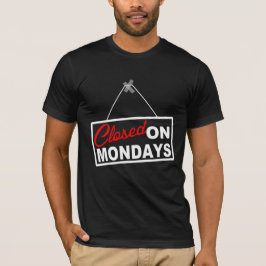 GESCHLOSSEN auf grafischem T-SHIRT MONTAGE Zeichen