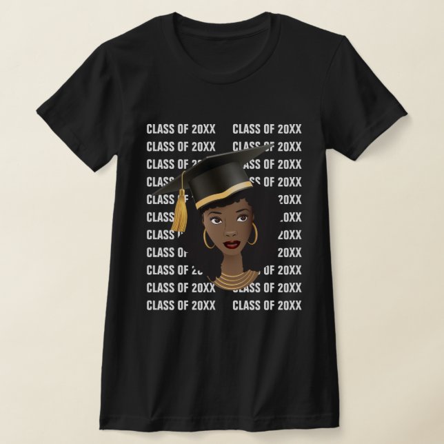 Geschlossen Klasse 20XX, Schwarze Frau T-Shirt (Ablage )
