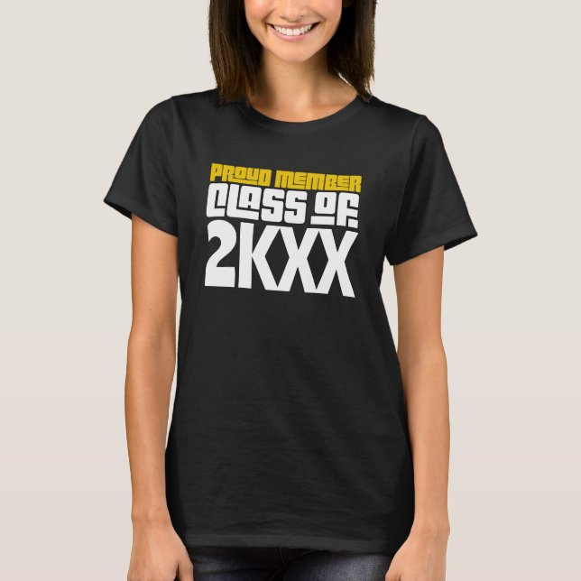 Geschlossen Member Graduate-Klasse T-Shirt (Vorderseite)