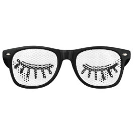 Geschlossene Augen Partybrille