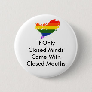 Geschlossene Minds.. Stolz Button