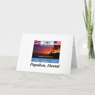 Geschlossene qsl 961 dankeskarte