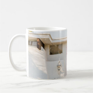 Geschlossene Tür Kaffeetasse