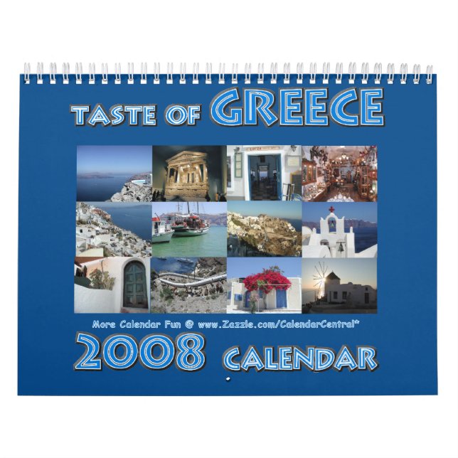 Geschmack von Kalender Griechenlands 2008 (Titelbild)