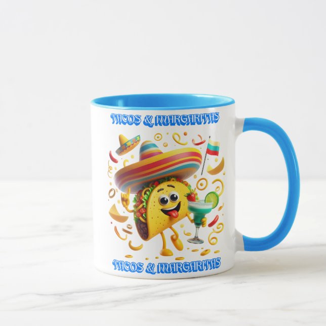 Geschmack von Mexiko Tacos und Margaritas Tasse (Rechts)