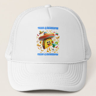 Geschmack von Mexiko Tacos und Margaritas Truckerkappe