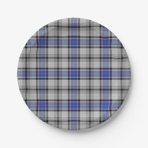 Geschmack von Scotland Clan Hannay Tartan Kariert Pappteller
