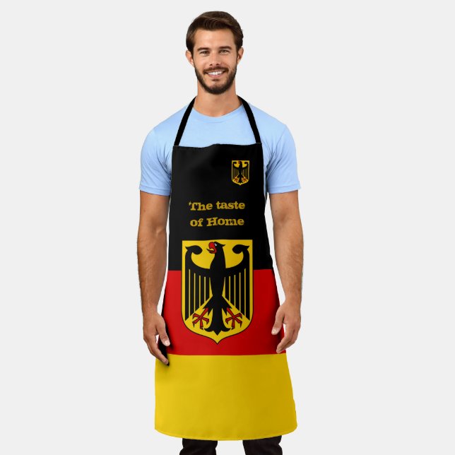 Geschmack von Zuhause und deutscher Flagge, Deutsc Schürze (Getragen)