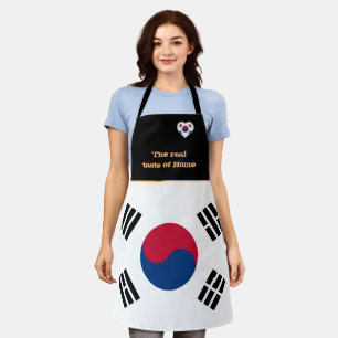 Geschmack von Zuhause und koreanischer Flagge, Sü Schürze