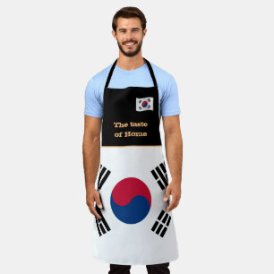 Geschmack von Zuhause und koreanischer Flagge, Sü Schürze