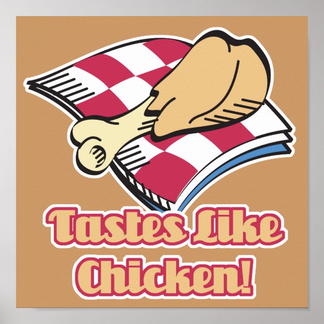 Geschmack wie Huhn Poster (Vorne)