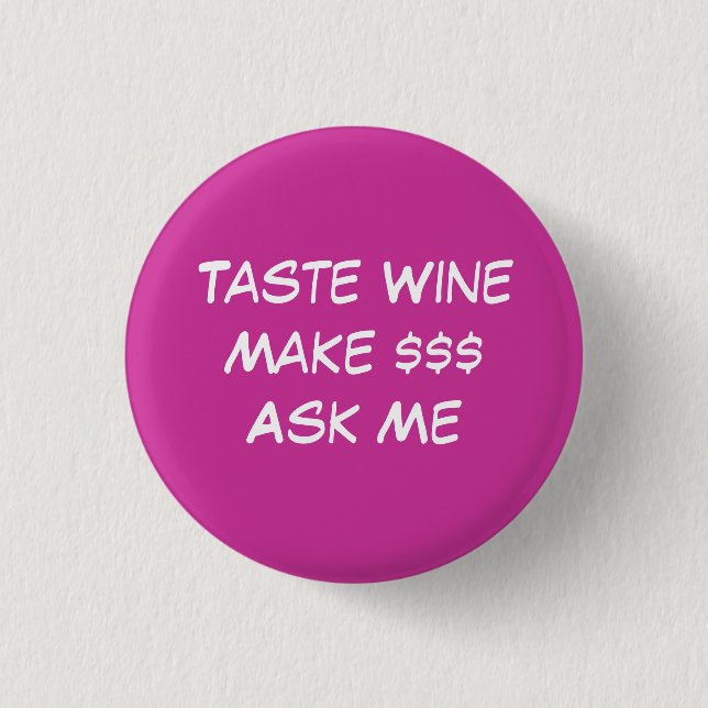 Geschmack WineMake Ask ich Button (Vorderseite)