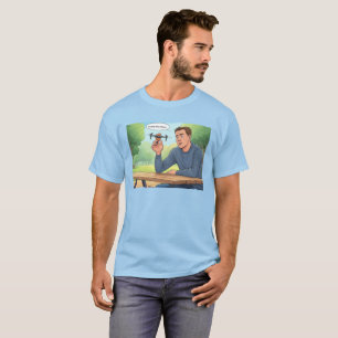 Geschmäcker wie Hühnermänner blauer T - Shirt