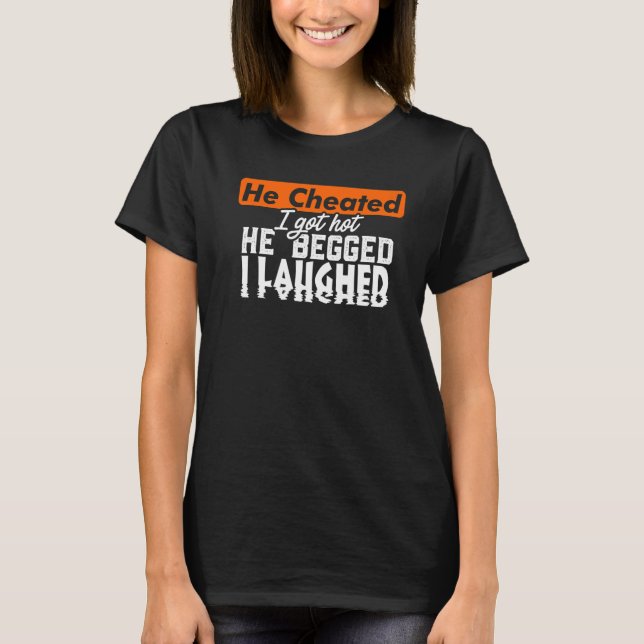 Geschmäckerte Frauen Mann Single Hot Cheaters Ga T-Shirt (Vorderseite)