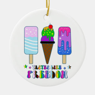 Geschmacksrichtungen wie Freiheit - LGBTQ+ Gleichh Keramik Ornament