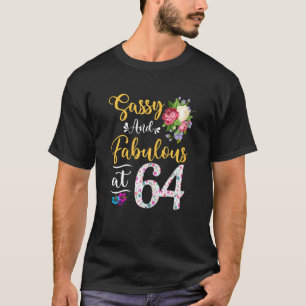 Geschmackvolle Blüten mit 64 Jahren 64 t T-Shirt