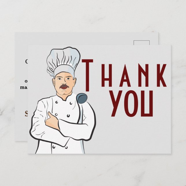 Geschmackvolle Küche Postkarte (Vorne/Hinten)