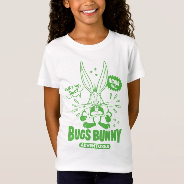 Geschmackvolle Retro BUGS BUNNY™ T-Shirt (Vorderseite)